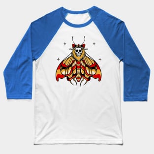 butterfly skull Baseball T-Shirt